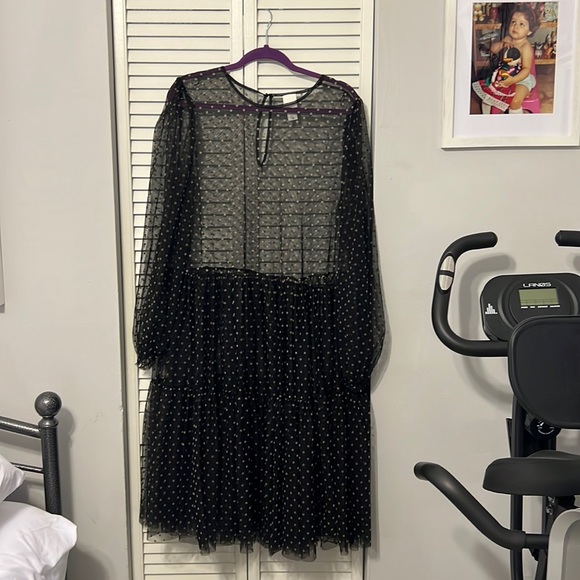 H&M Dresses Hm Sheer Tulle Dress Poshmark